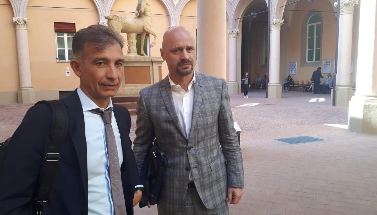 Da sinistra l'avvocato Giovanni Tarquini e Andrea Carletti