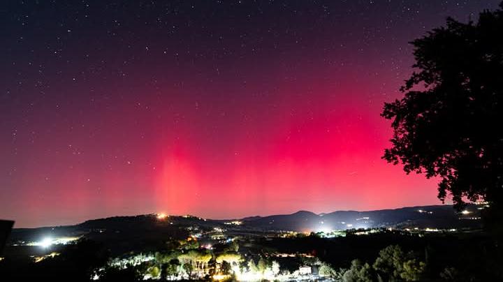 Foto scattata da Loriano De Angelis dalle Terme di Saturnia