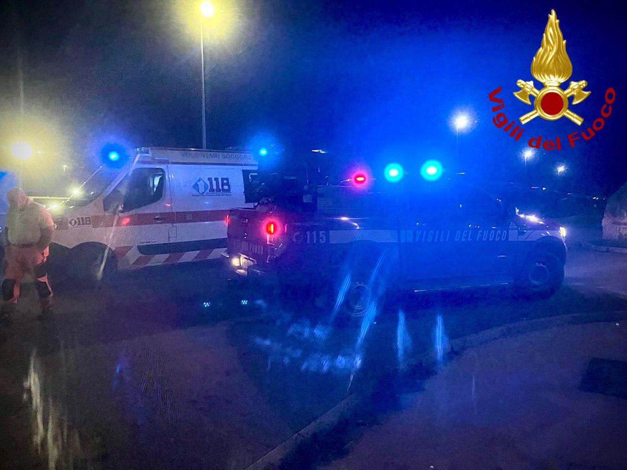Automobilista si perde nelle campagne di San Vito e resta ferito, salvato grazie al gps