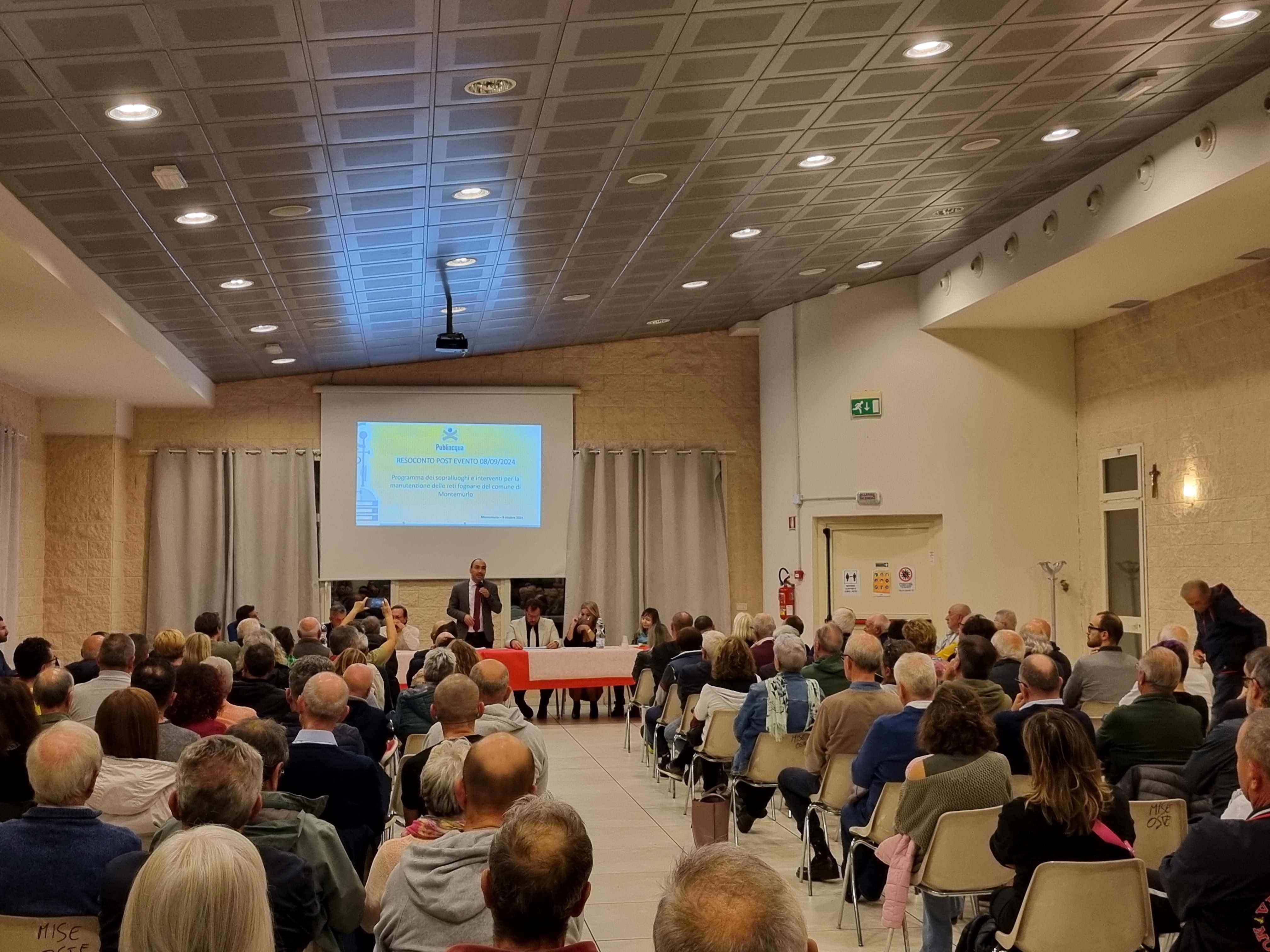 L’assemblea di mercoledì nel salone della Misericordia di Oste