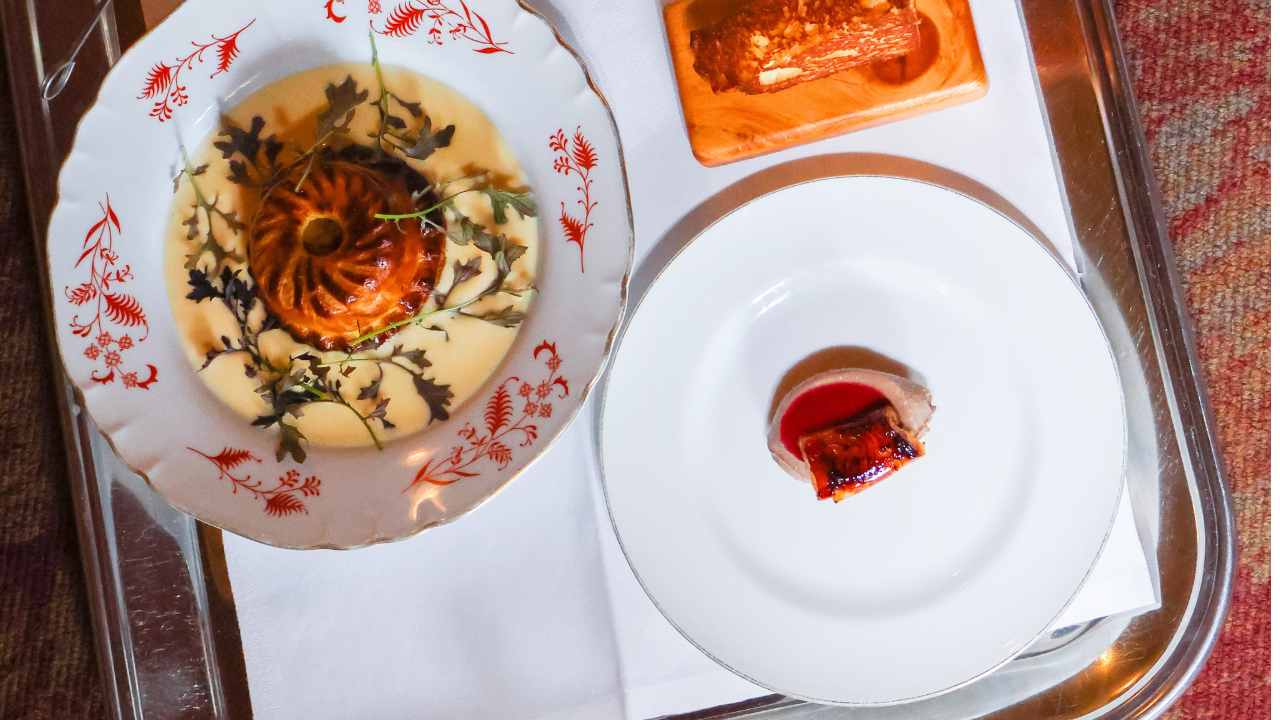 Alcuni piatti dello storico ristorante che ha annunciato di voler rinunciare alla Stella Michelin