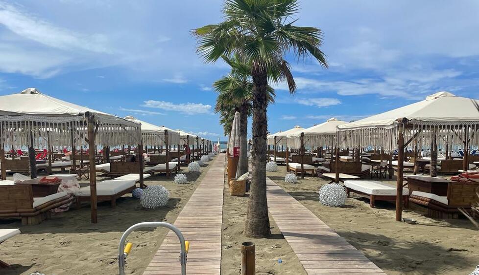 La spiaggia del Twiga