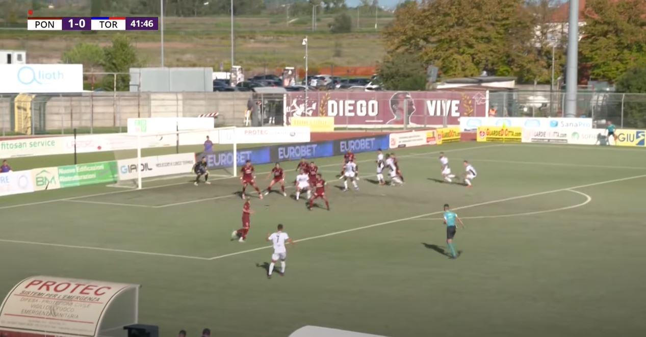 Pontedera – Torres 2-3: gli highlights della partita