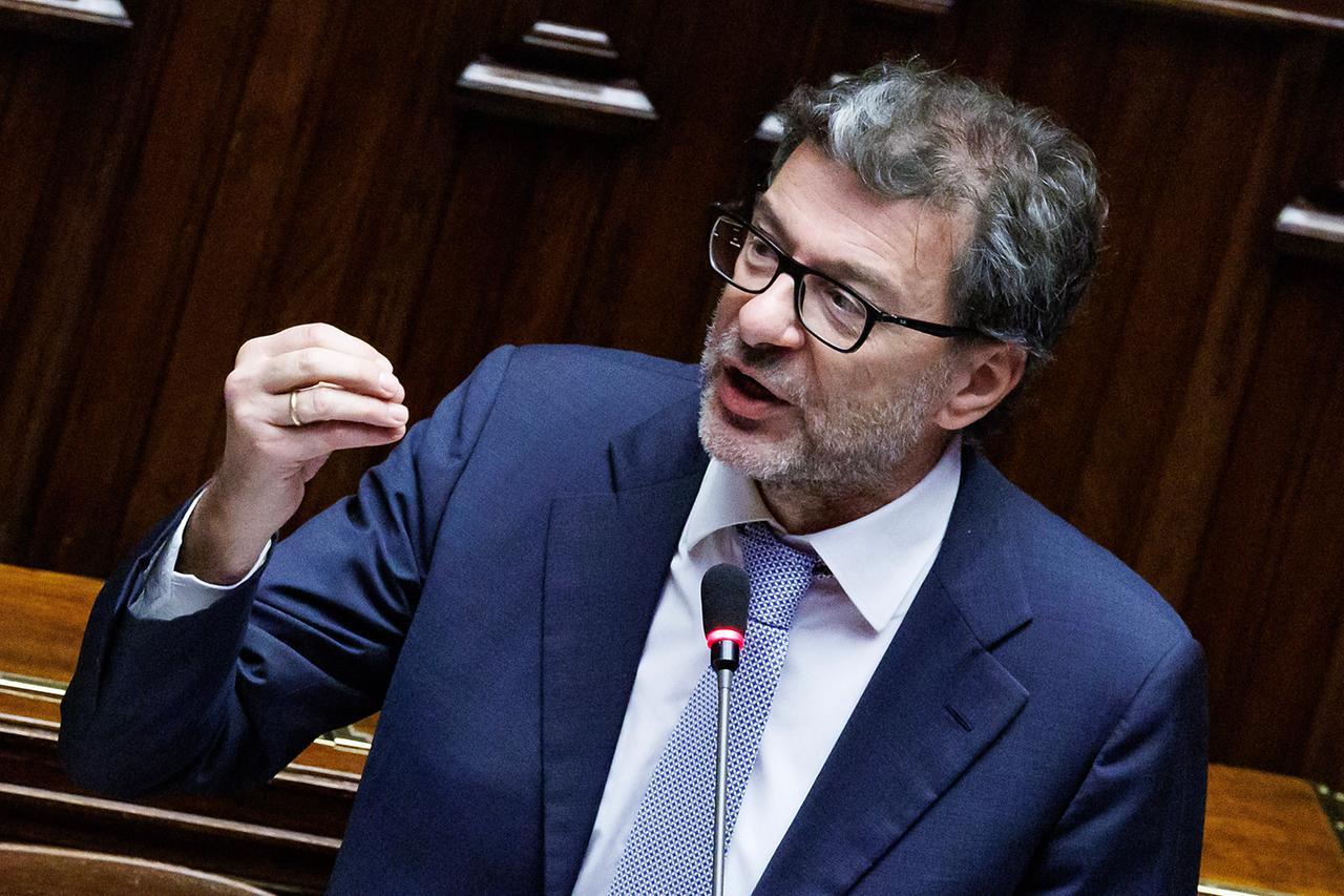 
	Il ministro Giorgetti

