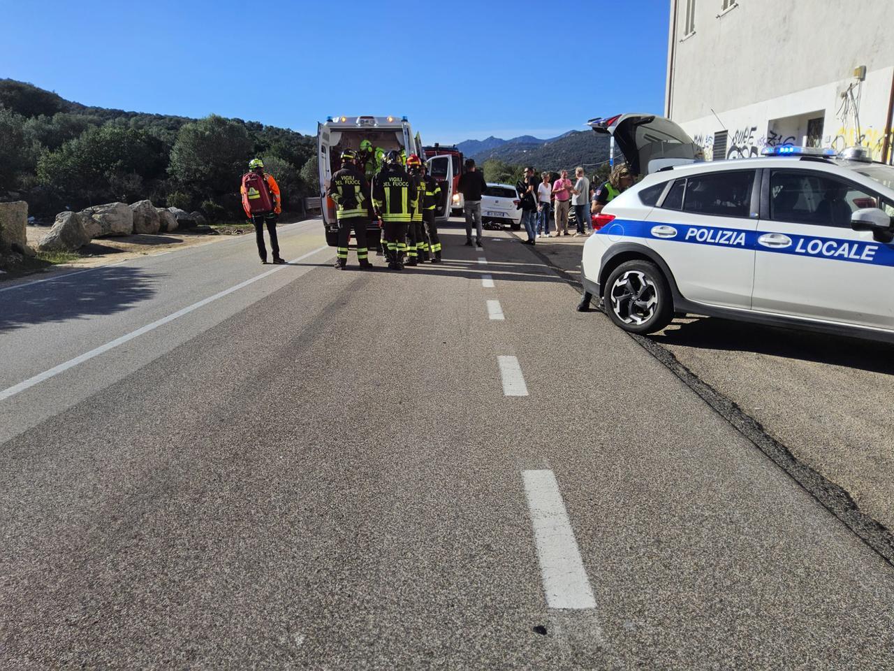 Moto fuori strada sulla Olbia-Arzachena: grave un 46enne