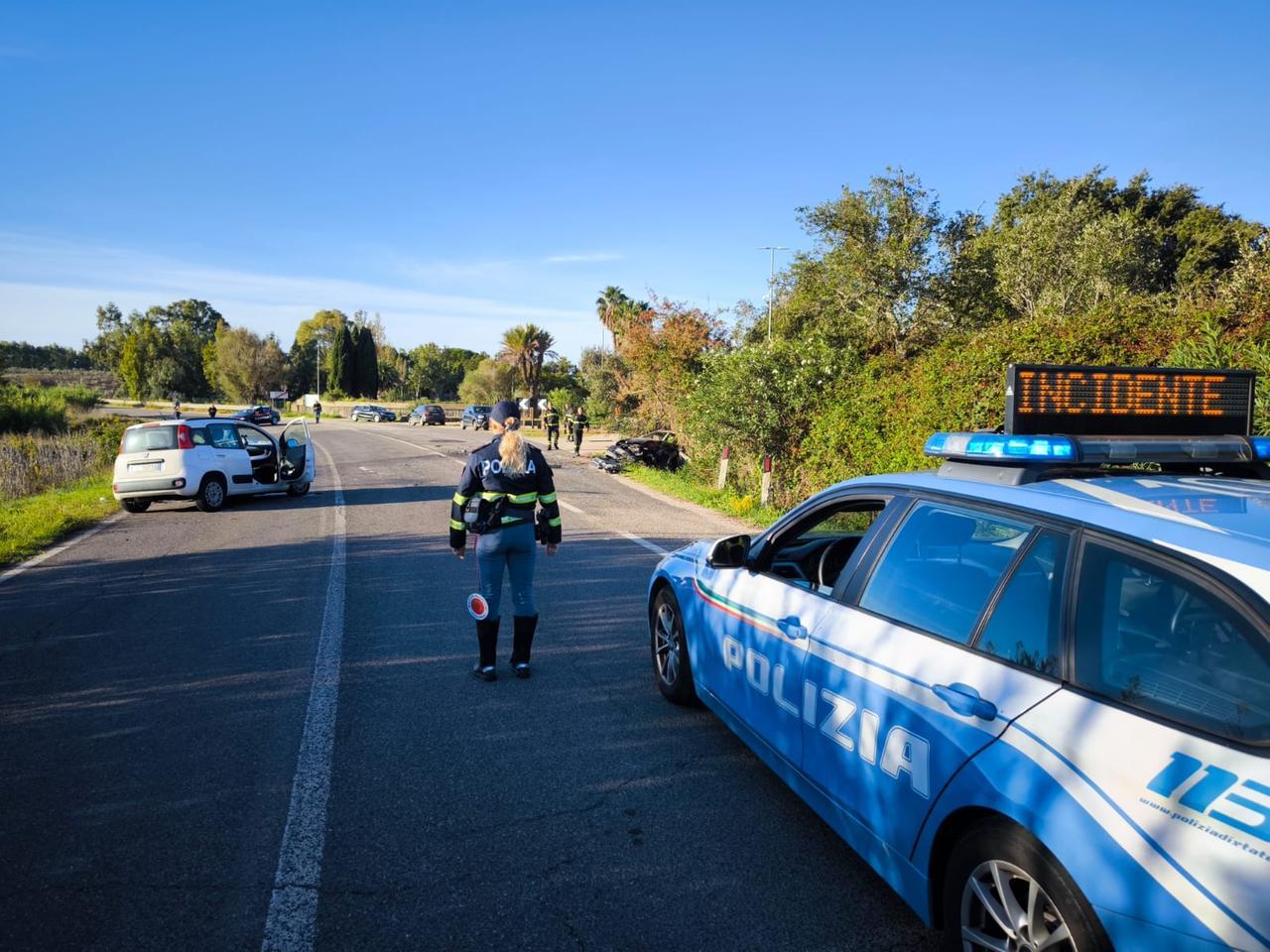 Schianto mortale tra Alghero e Olmedo, arrestato il conducente dell’auto che ha invaso la corsia