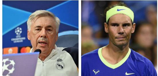 L’omaggio di Ancelotti a Nadal che annuncia il ritiro