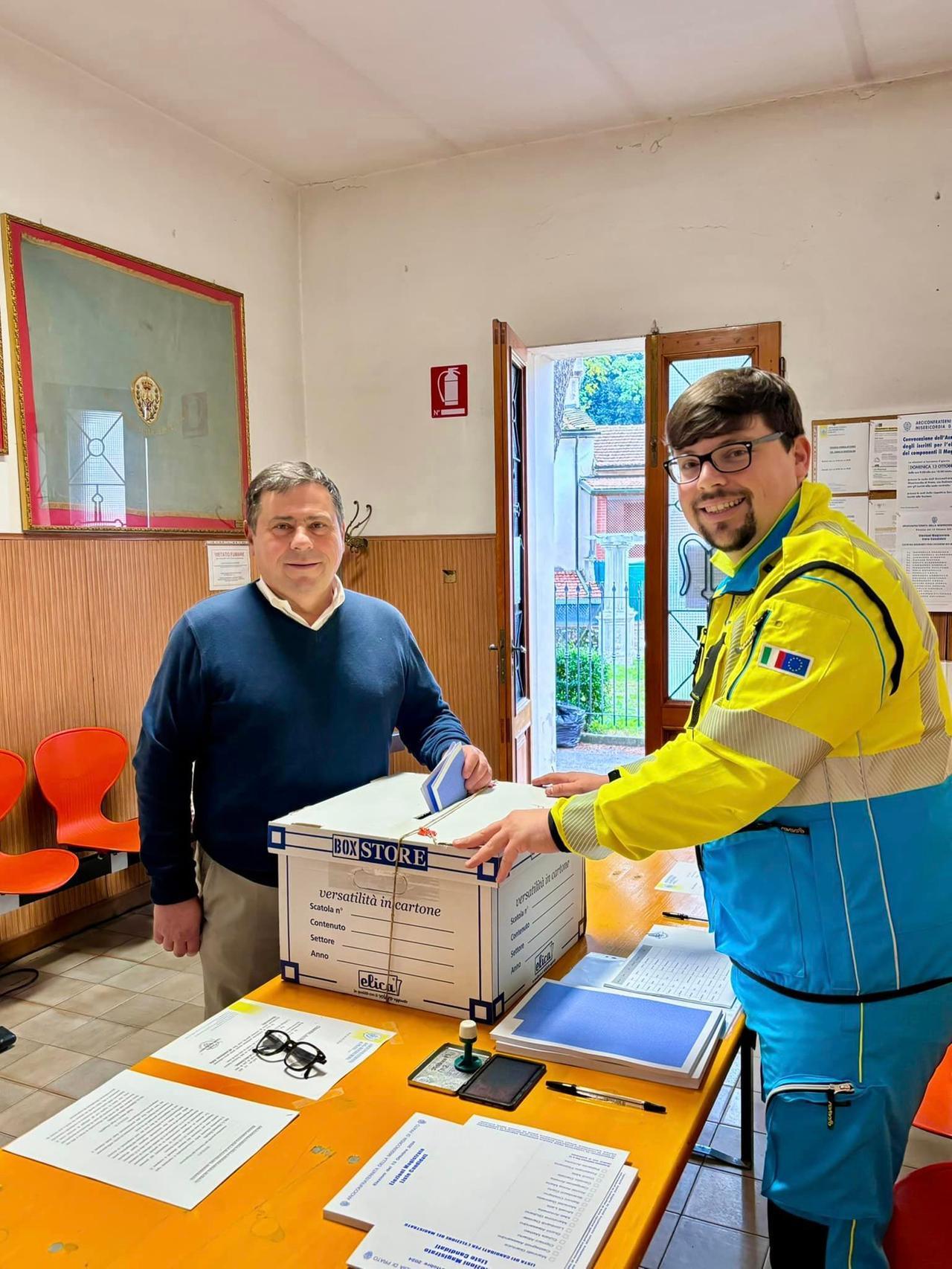 
	Il proposto Gianluca Mannelli al voto


