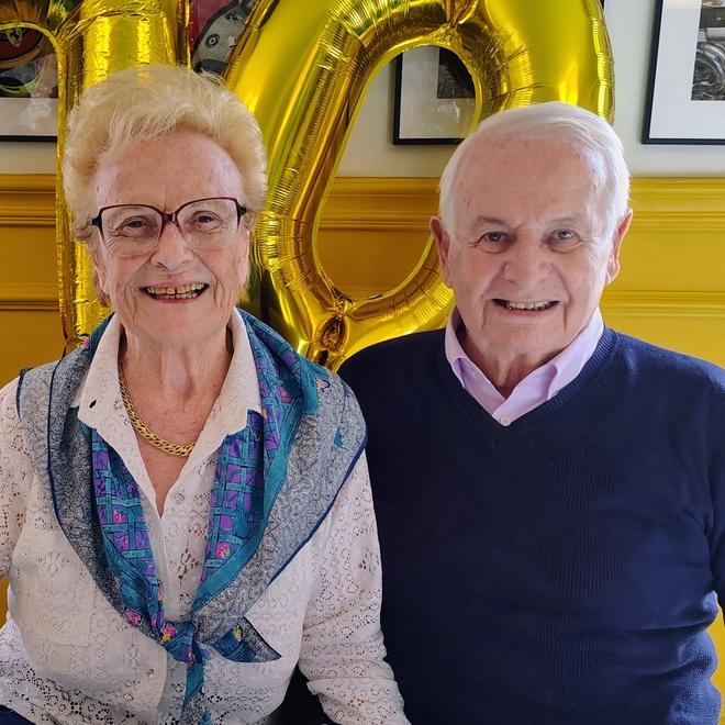 Irma e Carlo da una vita insieme: che festa per i 70 anni di matrimonio