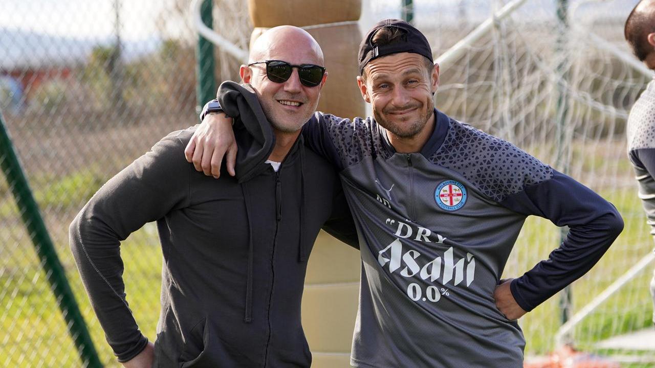 Massimo Maccarone, qui con l'altro grande ex Alessandro Diamanti