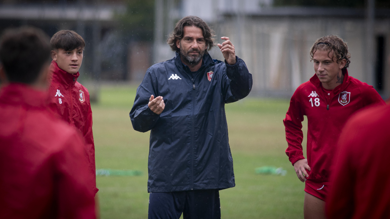 Mister Gigi Consonni durante la seduta di ieri al Palazzoli (foto Agenzia Bf)
