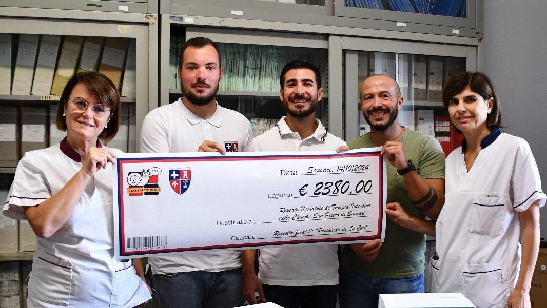 Sassari, la solidarietà dello sport alla Terapia intensiva neonatale