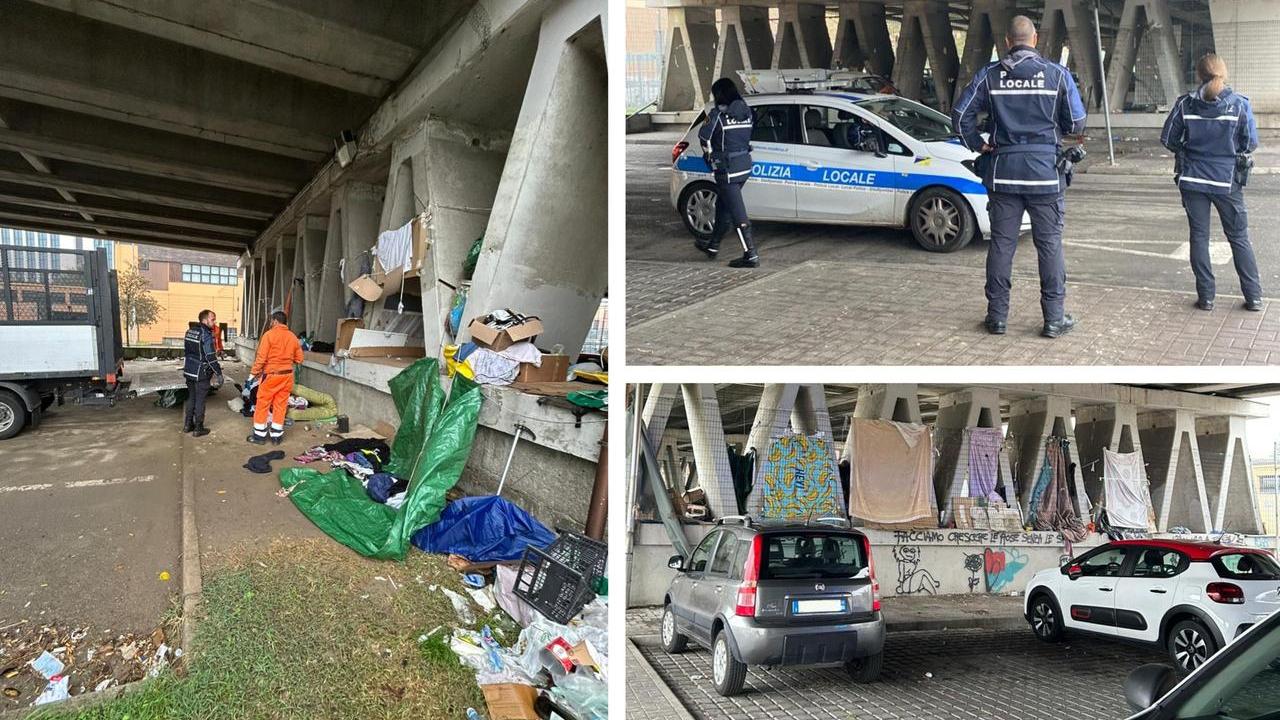 Modena, sgomberata dai senzatetto e ripulita l’area del cavalcavia Cialdini