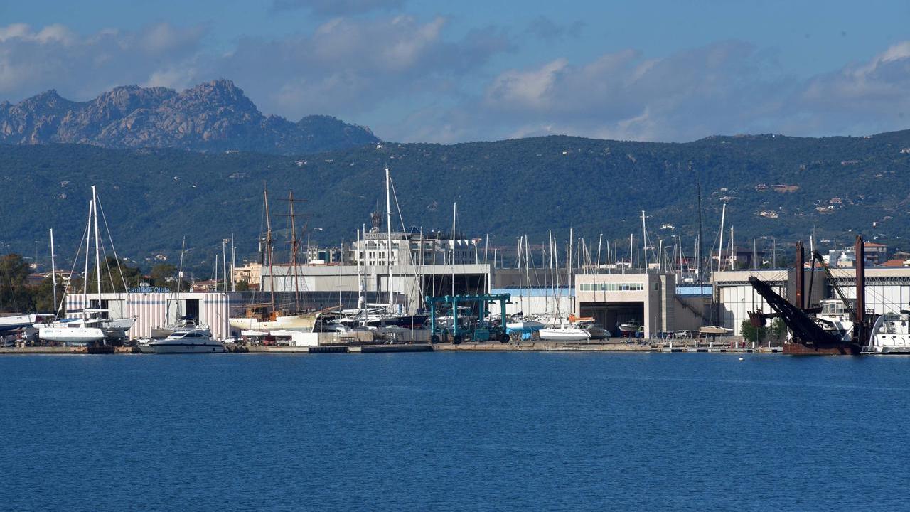 Alcuni cantieri nautici nel golfo di Olbia