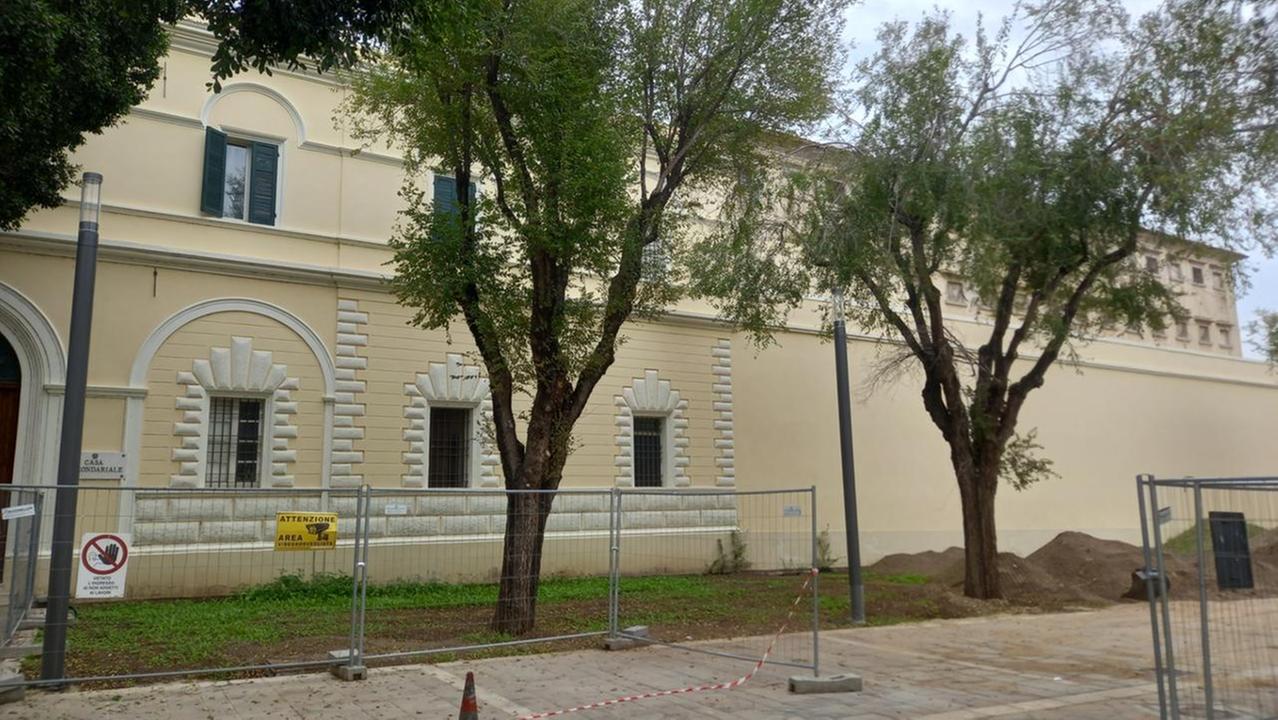 Uno scorcio della reggia giudicale degli Arborea poi diventata carcere durante il dominio dei Savoia