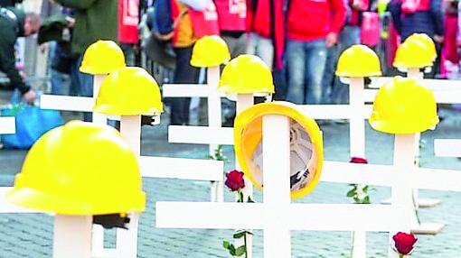 Infortuni sul lavoro, Ferrara nella fascia rossa