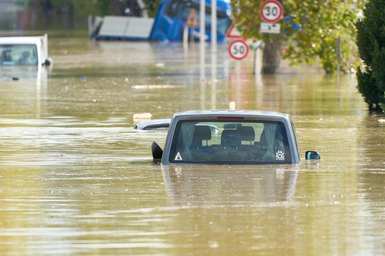 
	L'alluvione a Castelfiorentino (foto Autovino)

