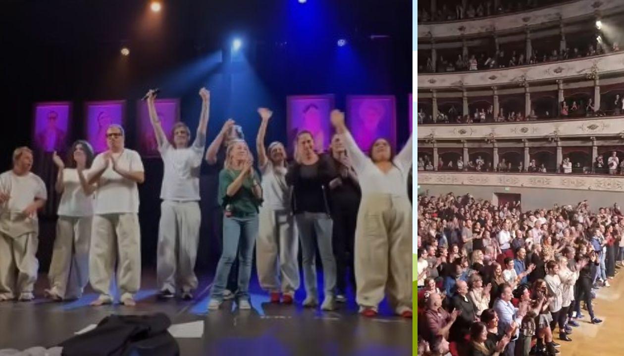 «Non abbiamo avuto paura». Ruffini e il debutto di “Din, Don, Down” con la Mayor: un tripudio di emozioni. Cinque minuti di applausi, sold out e pubblico in piedi