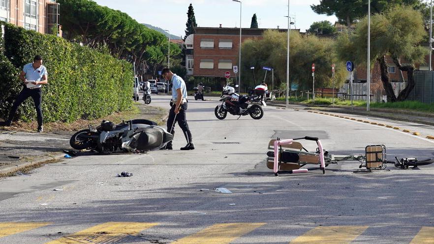 La scena dell'incidente