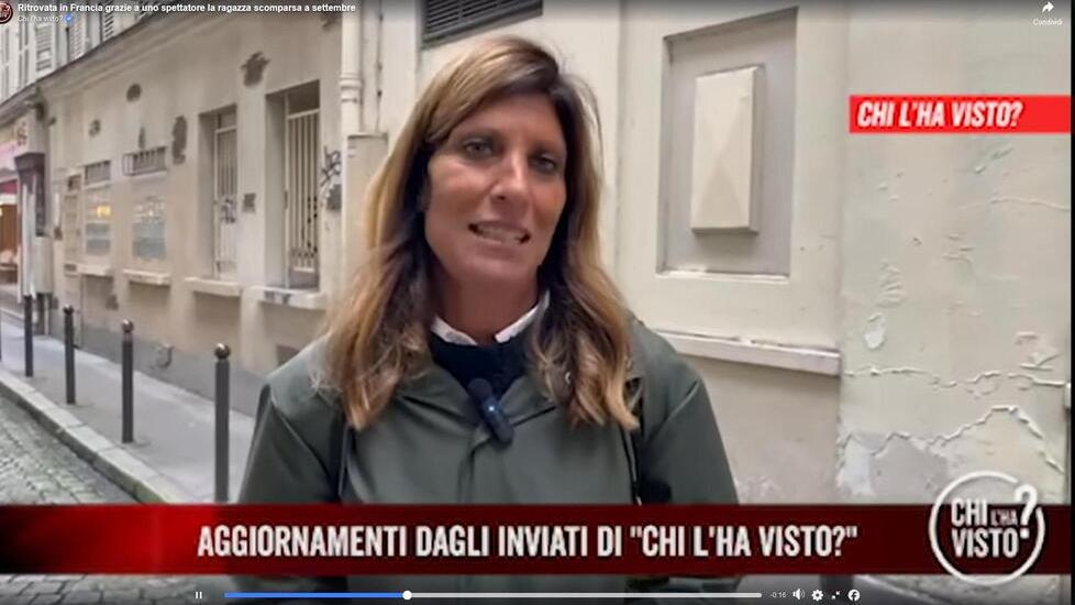 L’inviata di Chi l’ha visto? Raffaella Griggi
