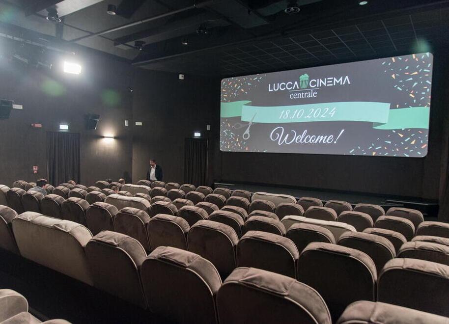 Lucca, il cinema Centrale cambia look: meno posti, ma più comfort<br>
