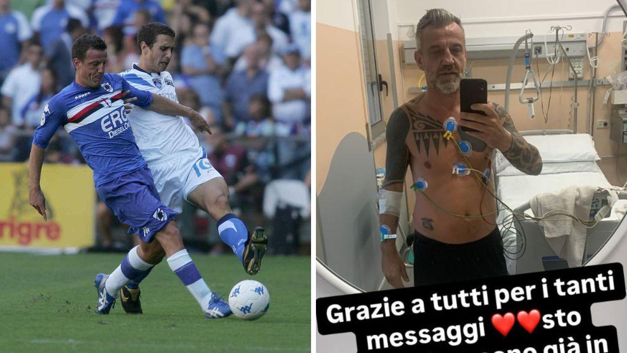 L'attaccante in azione ai tempi della Samp e la foto sui social dopo l'intervento 