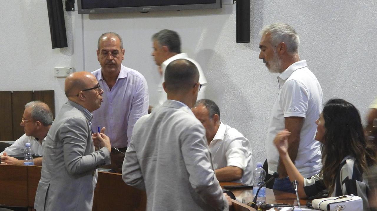 Oristano Francesco Giuseppe Pinna nell'ultima seduta del consiglio comunale