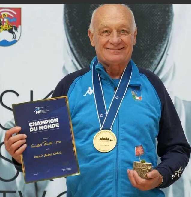 Paroli, è sempre l’età per l’oro: suo il Mondiale master di sciabola<br>
