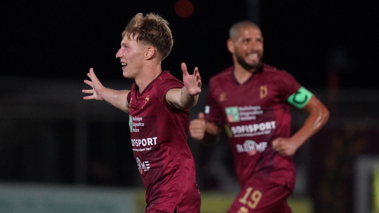 Simone Ianesi: suo il gol decisivo a Gubbio