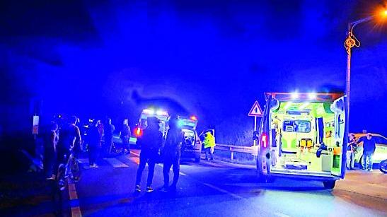 I soccorsi sul luogo dell'incidente