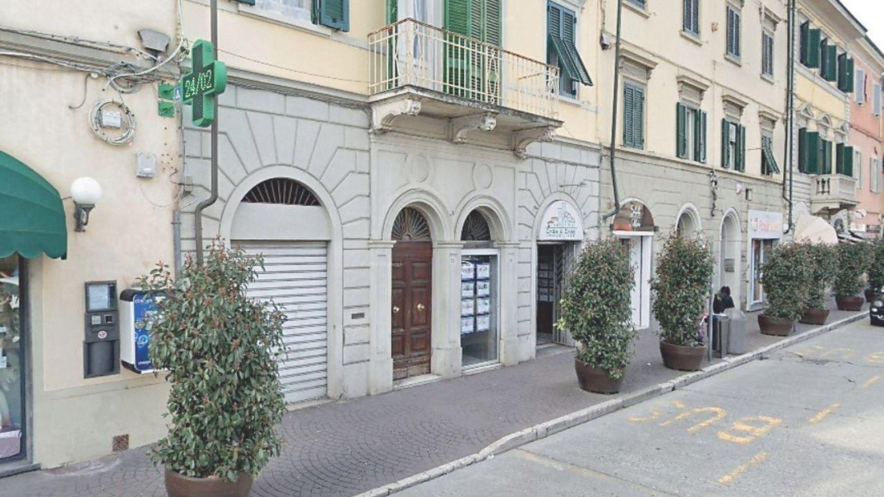 La zona di piazza Martiri della libertà a Pontedera 