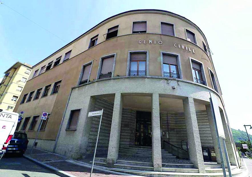 
	La sede del Genio Civile a Massa (foto di archivio)

