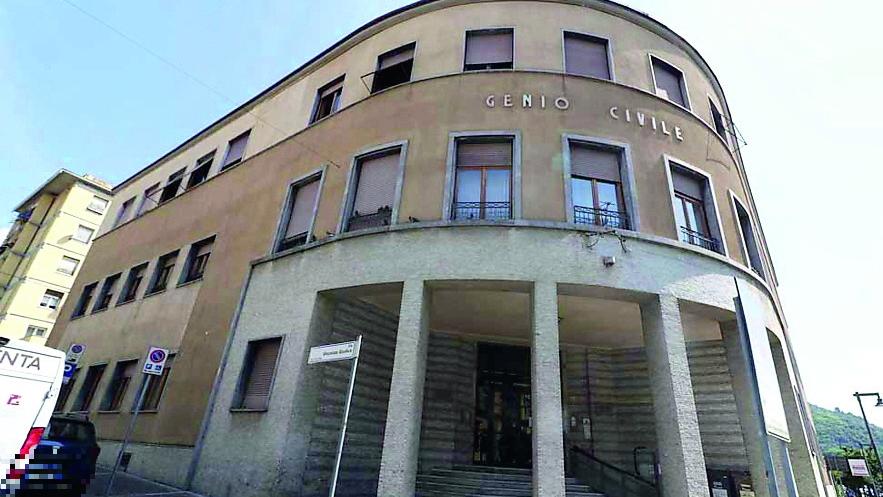 La sede del Genio Civile a Massa (foto di archivio)