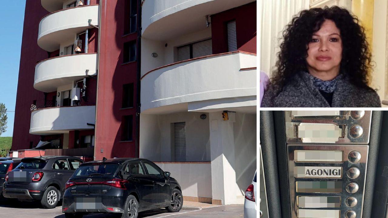 
	Il&nbsp;palazzo dove vive la donna col marito, a destra Flavia Mello Agonigi e il citofono dell&rsquo; abitazione

