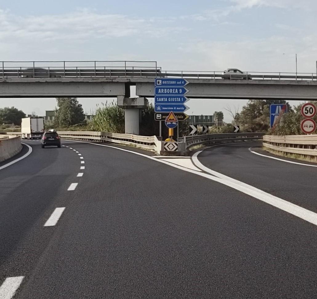 Conclusi i lavori sulla statale 131 fra Santa Giusta e Tramatza