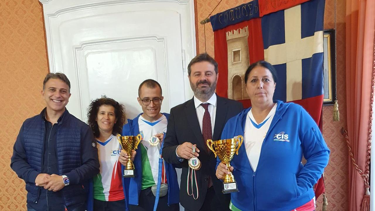 Sassari, il sindaco Mascia riceve i campioni di agility e paragility