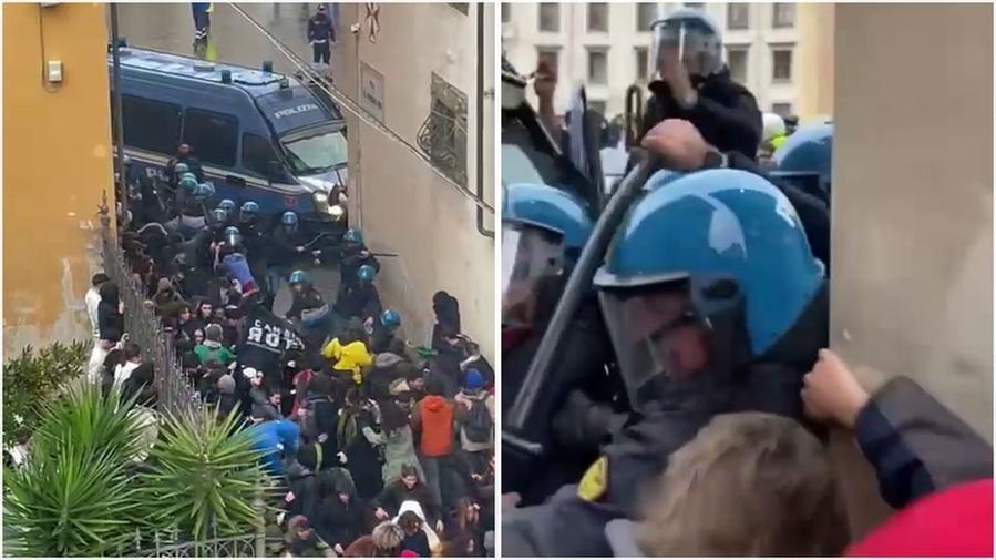 «Agenti perseguitati» e «manganellate difensive», così la destra difende i poliziotti indagati a Pisa
