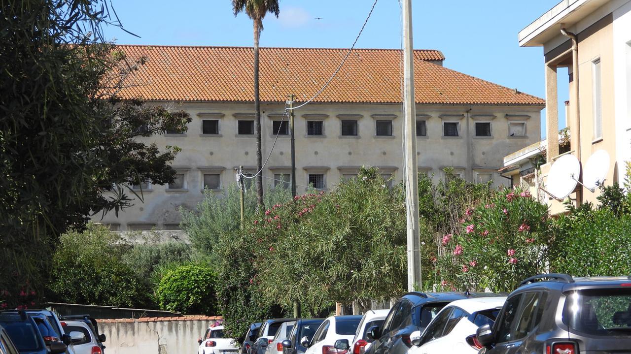 Il retro dell'ex reggia giudicale poi trasformata in carcere