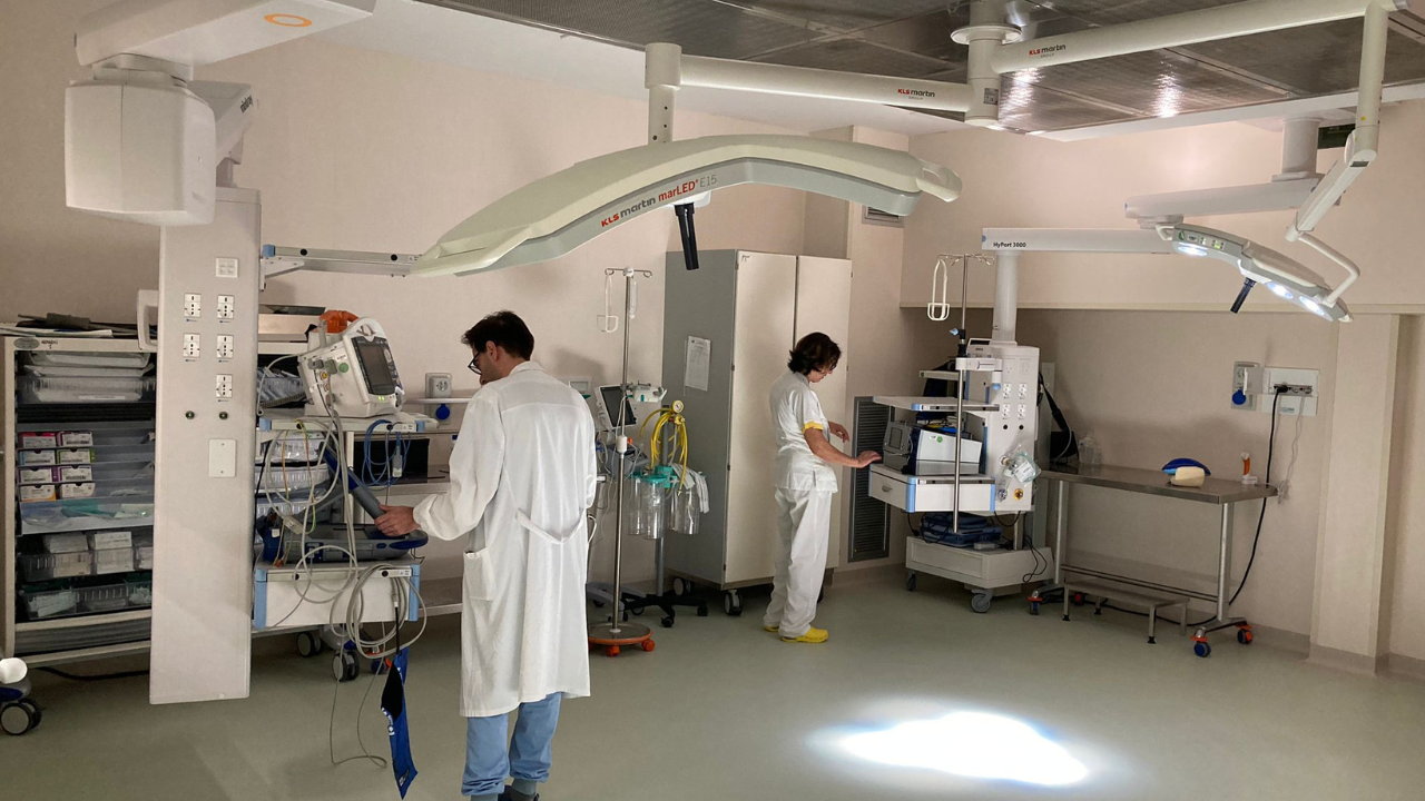 La sala di Elettrofisiologia dell’ospedale di Cecina (foto Silvi/Falorni)
