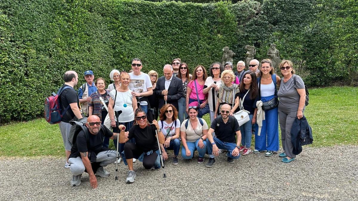 Un gruppo Uici durante una gita