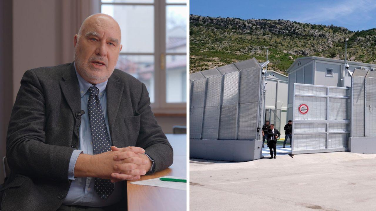 Il prof. Emanuele Rossi e il centro per migranti in Albania 