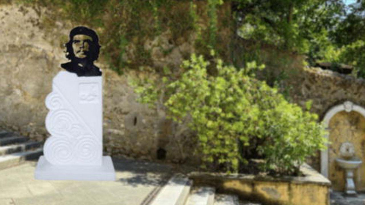 Il rendering di dove andrà collocata la statua di Che Guevara