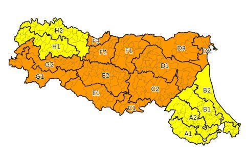 Maltempo, nuova allerta Arancione per piene e frane