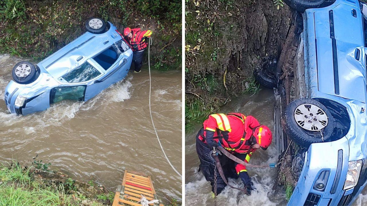 Pistoia, con l’auto precipitata nel torrente