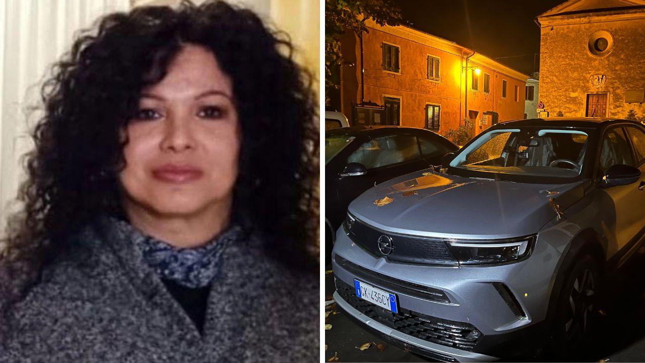 La vittima e la sua auto parcheggiata davanti alla chiesa di Sant'Ermo (foto Franco Silvi)