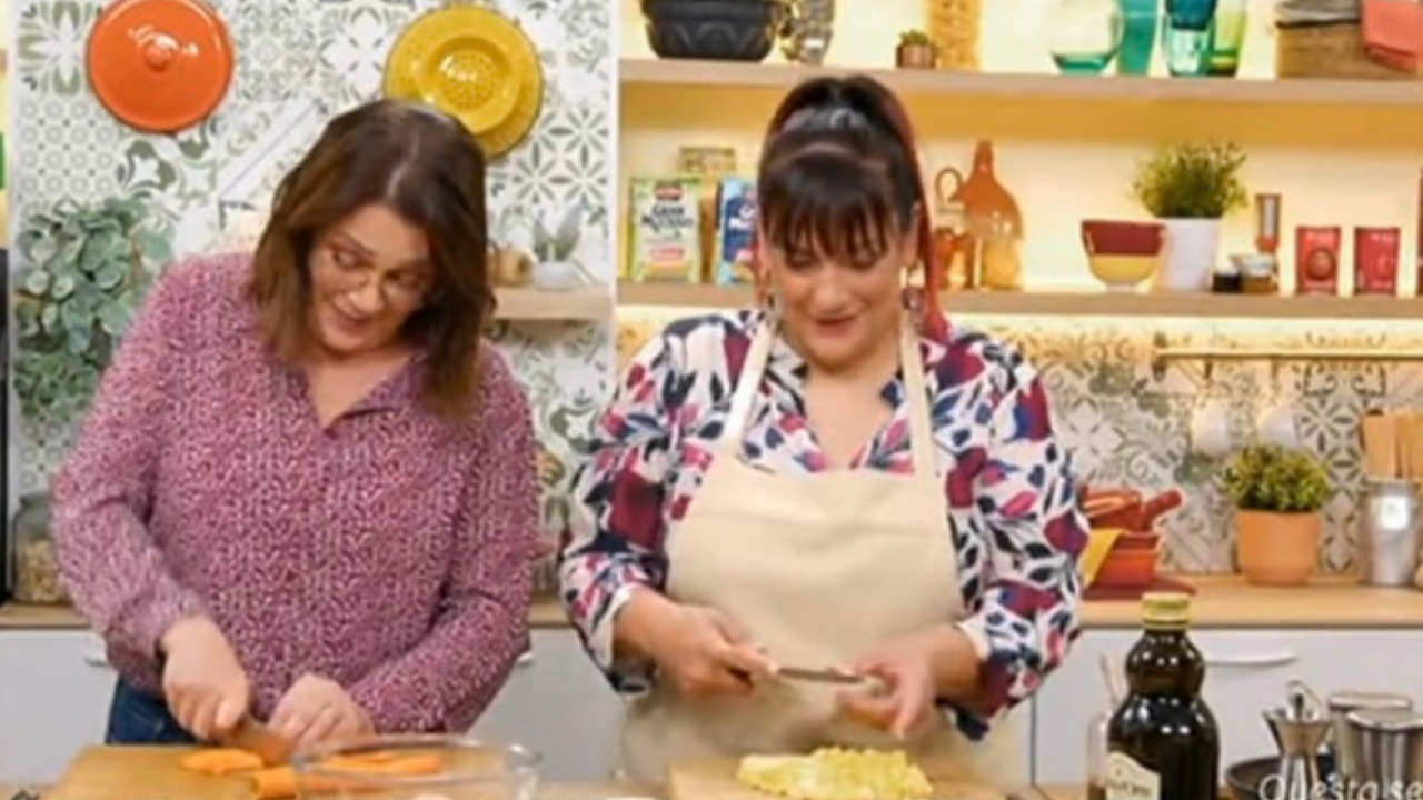 Virginia Sardi con Sonia Peronaci in trasmissione