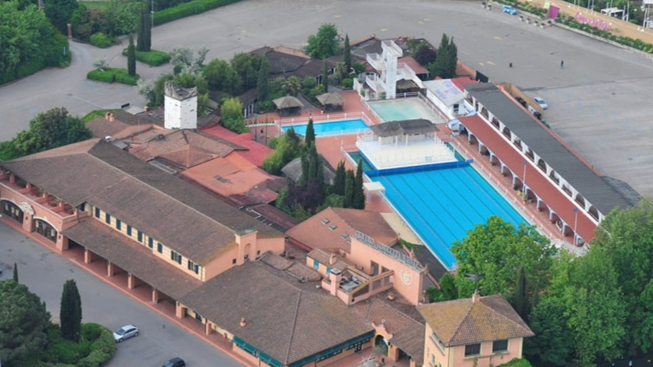 Una veduta aerea del Centro Torretta White di Calcinaia (foto Piero Frassi)