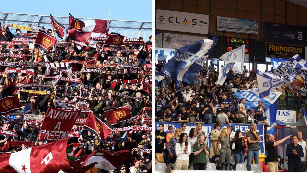 Divieto di trasferta per i tifosi del Livorno calcio a Orvieto e della Pielle Basket a Montecatini