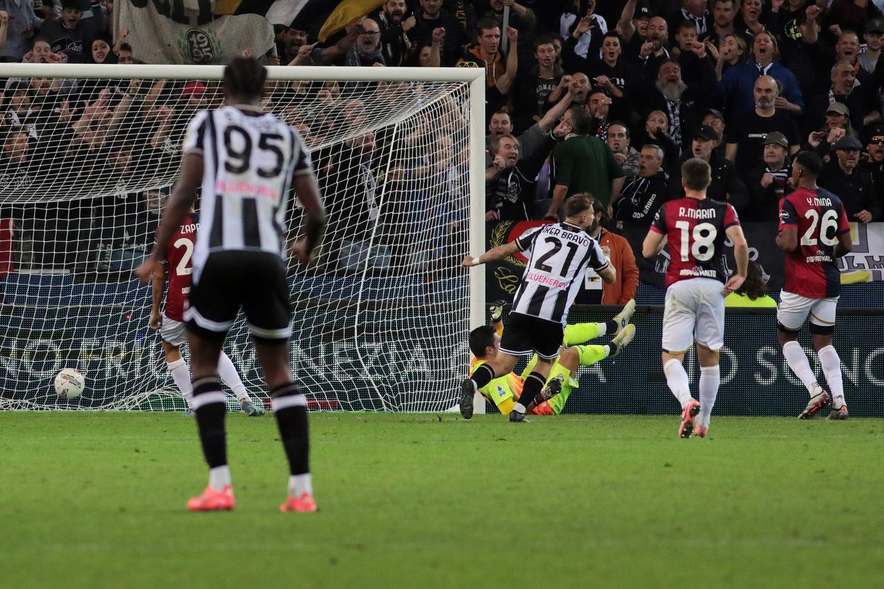 Udinese-Cagliari 2-0: i rossoblù buttano via un’occasione