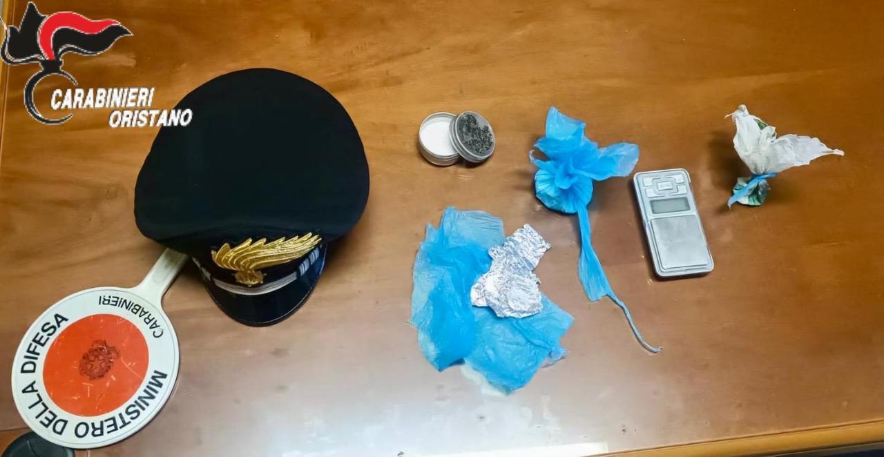 Cabras, 24enne in arresto per detenzione e spaccio di droga